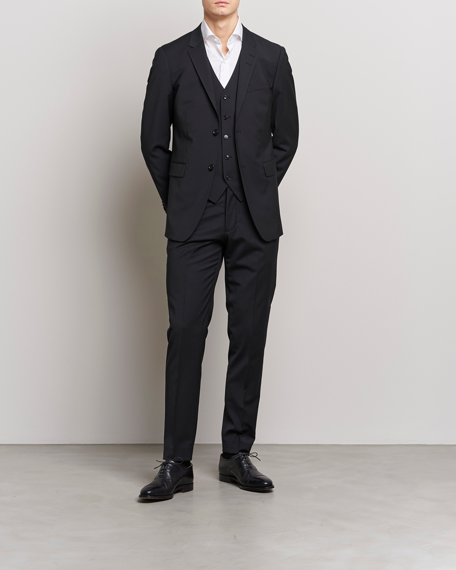 Heren | Blazers | Tiger of Sweden | Jerretts Wool Travel Suit Blazer Black