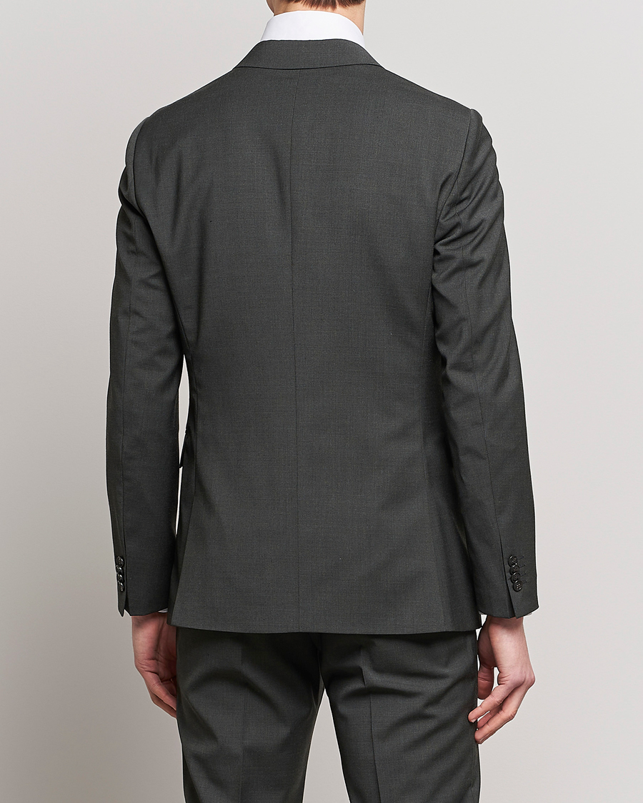 Heren | Blazers | Tiger of Sweden | Jerretts Wool Travel Suit Blazer Olive Extreme