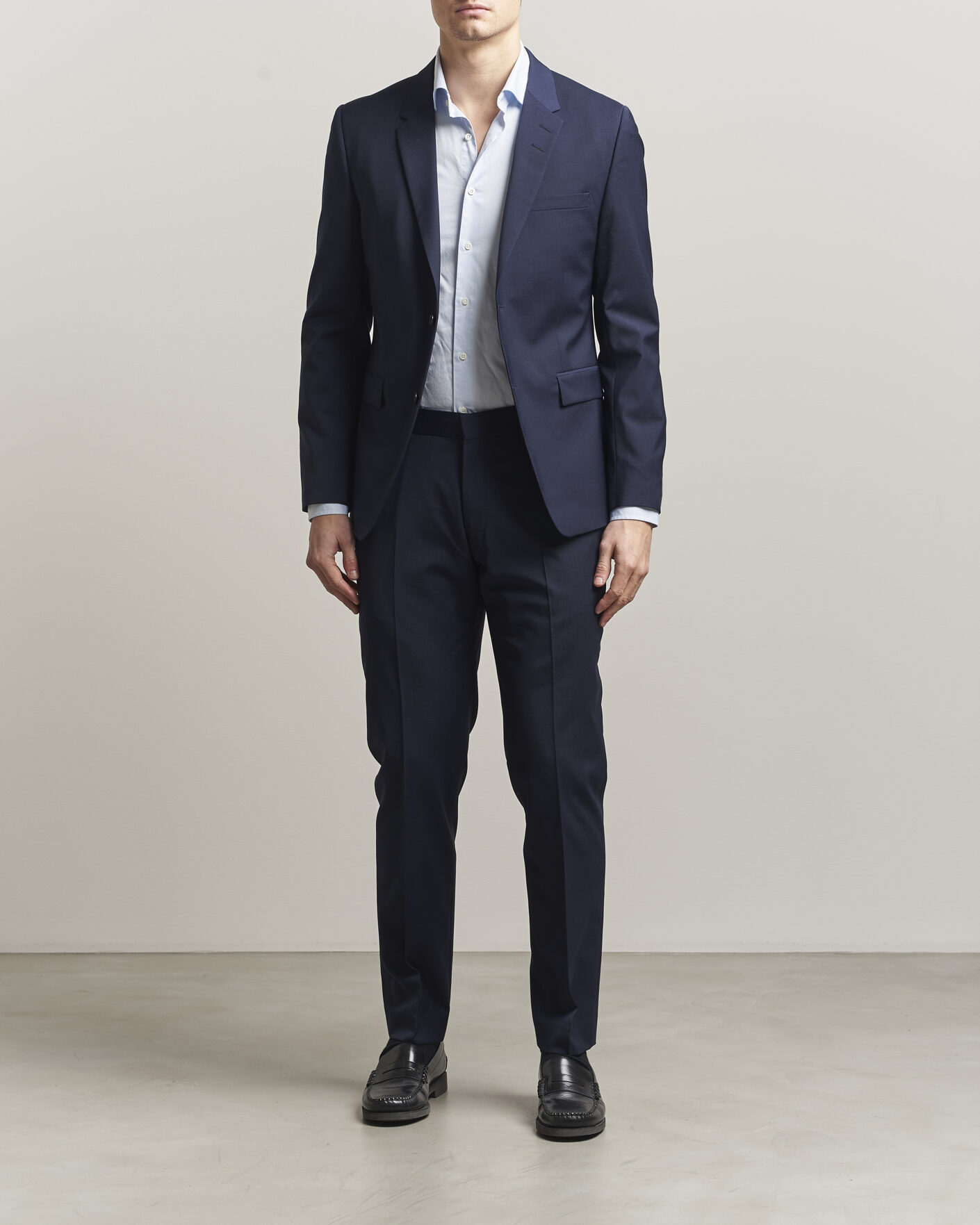 Heren | Broeken | Tiger of Sweden | Tenuta Wool Travel Suit Trousers Royal Blue