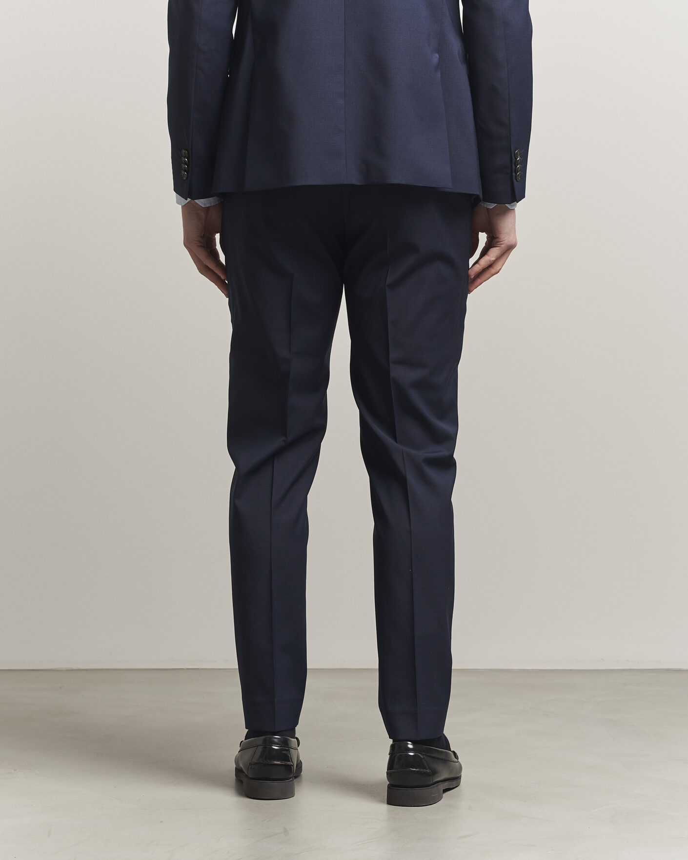 Heren | Broeken | Tiger of Sweden | Tenuta Wool Travel Suit Trousers Royal Blue