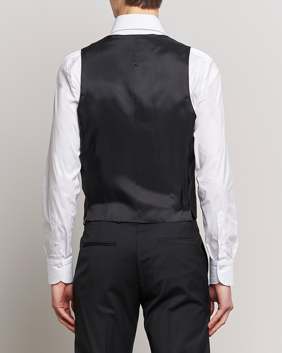 Heren | Blazers | Tiger of Sweden | Wayde Wool Travel Waistcoat Black