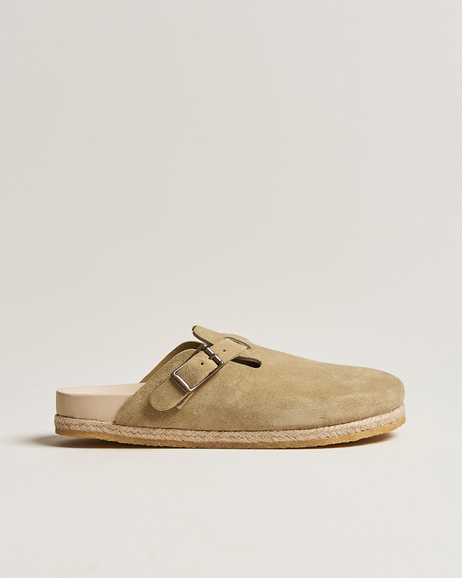 Heren | Yuketen Sal 1 Crepe Sole Sandals Desert Suede | Yuketen | Sal 1 Crepe Sole Sandals Desert Suede