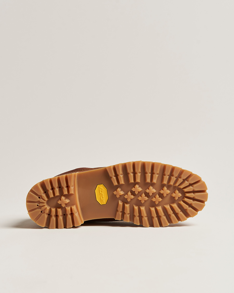 Heren | Yuketen Handsewn Angler Moc Dark Brown Grain Calf | Yuketen | Handsewn Angler Moc Dark Brown Grain Calf