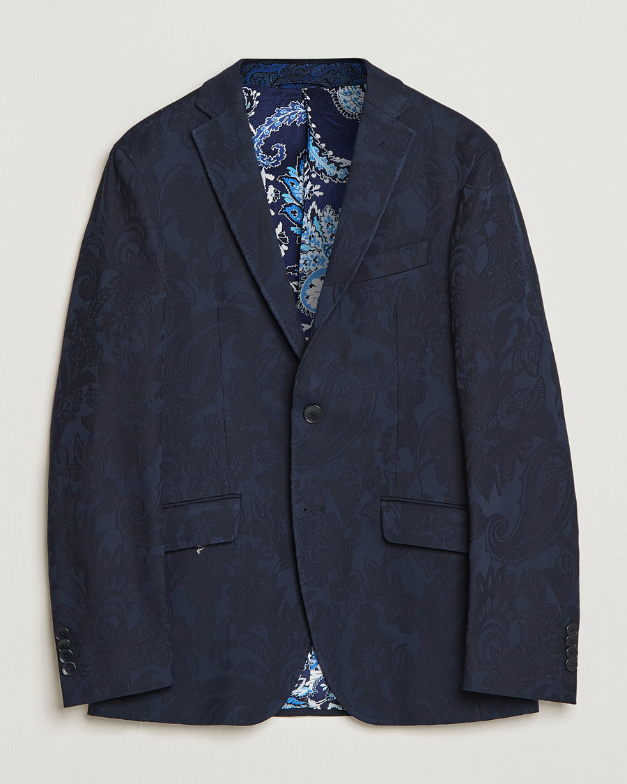 Heren | Blazers | Etro | Jacquard Blazer Navy