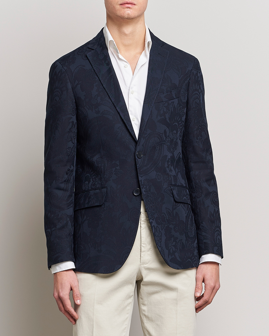 Heren | Blazers | Etro | Jacquard Blazer Navy