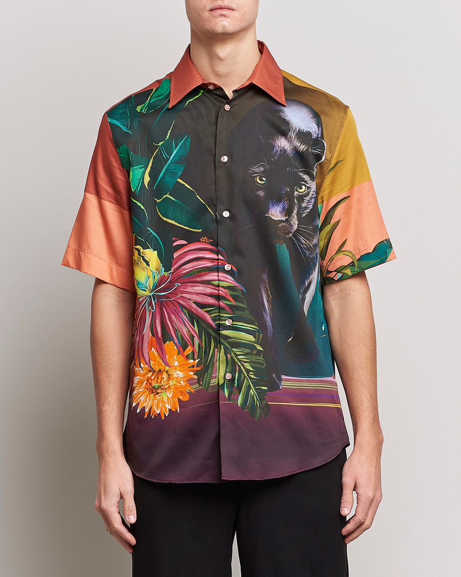 Heren | Etro | Etro | Printed Camp Collar Shirt Multicolor