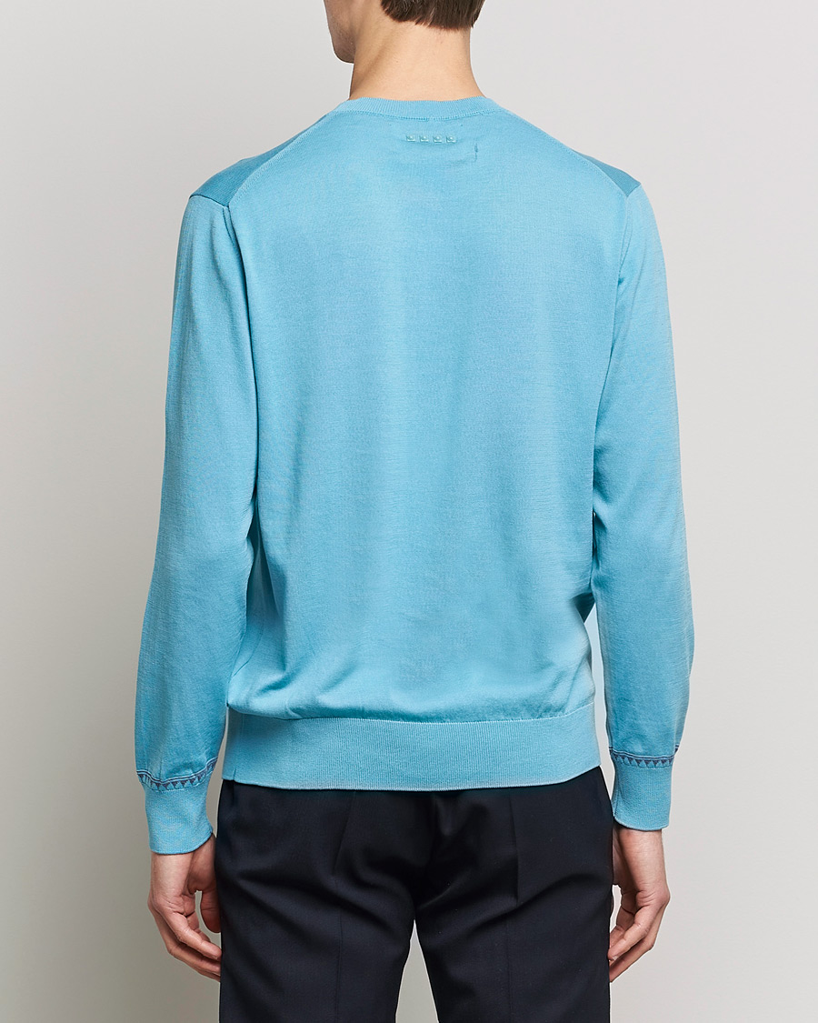 Heren | Truien | Etro | Crew Neck Pullover Azzurro
