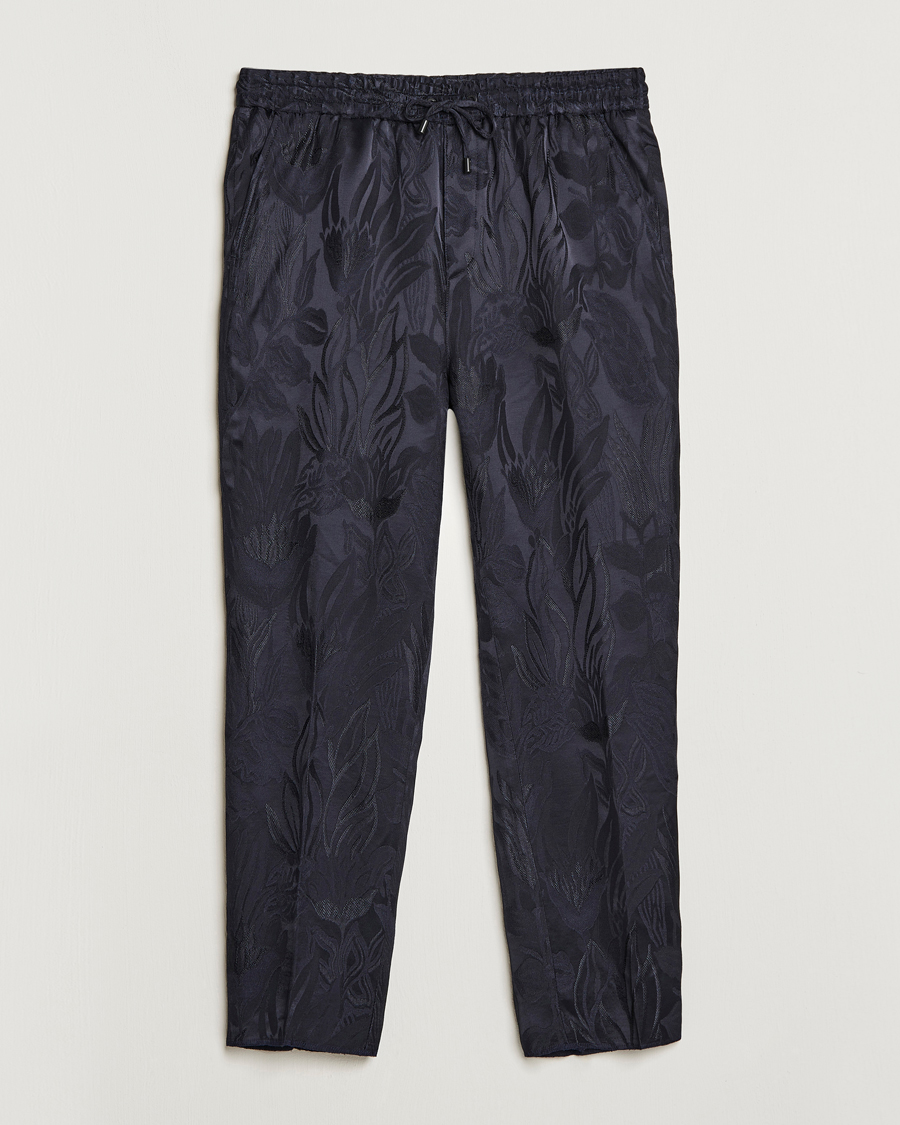 Heren | Broeken | Etro | York Drawstring Trousers Navy