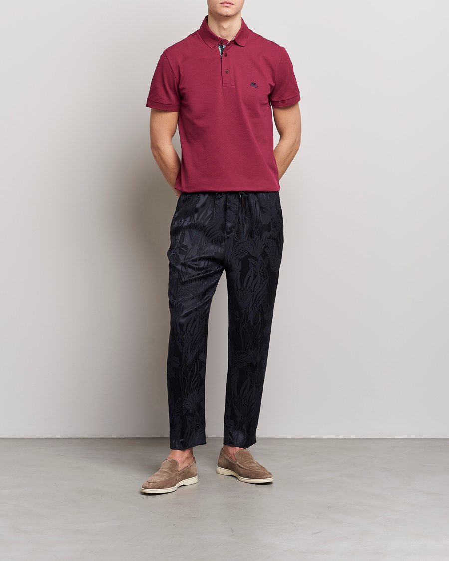 Heren | Broeken | Etro | York Drawstring Trousers Navy