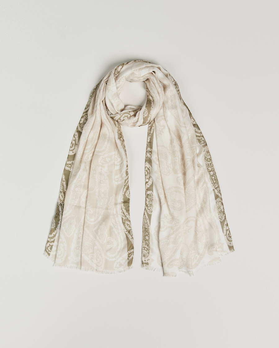 Heren | Etro Shaal Nur Cashmere Blend Scarf White | Etro | Shaal Nur Cashmere Blend Scarf White