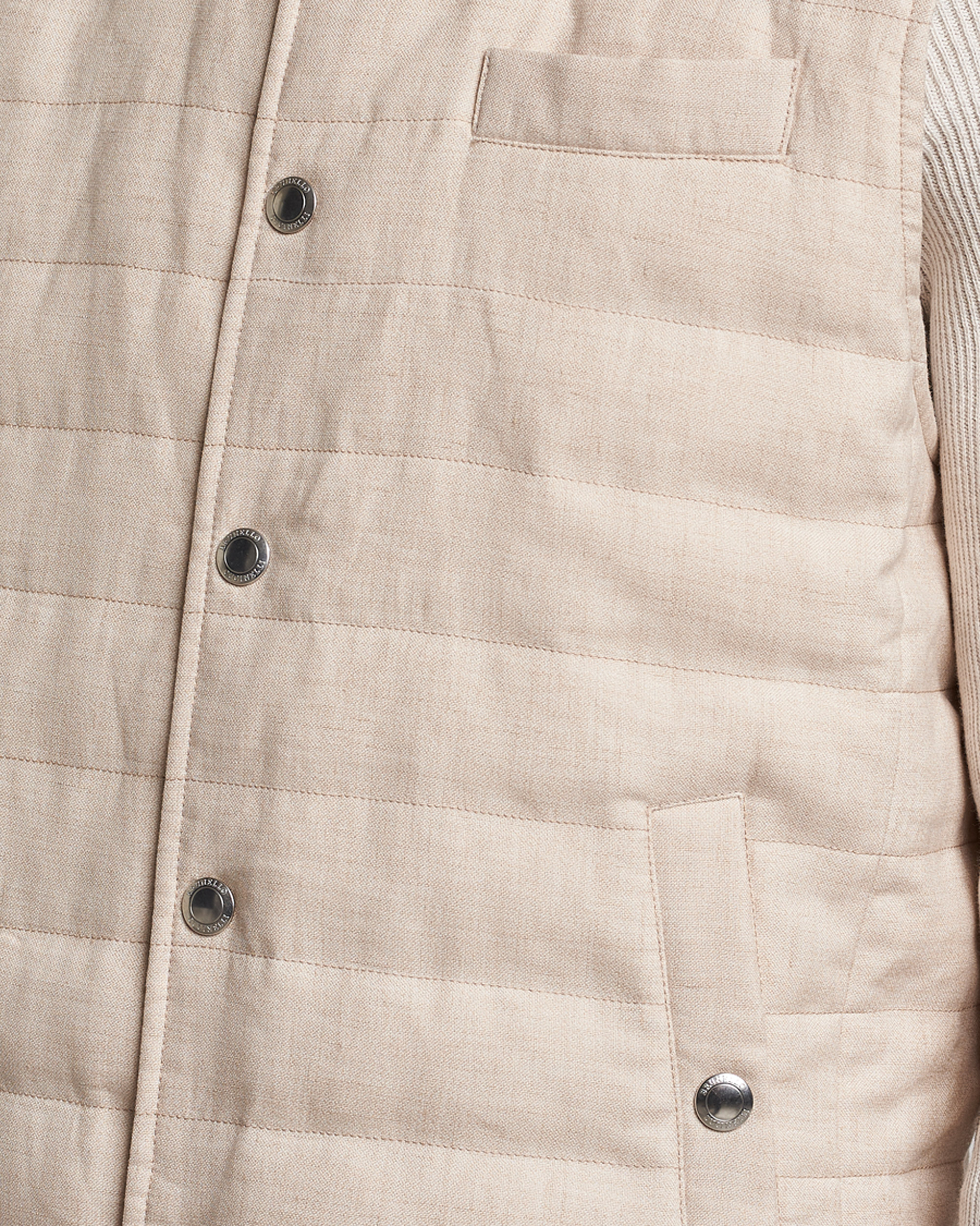 Heren | Gilets | Brunello Cucinelli | Cotton/Linen Gilet Light Beige