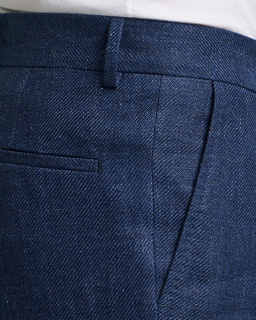 Heren | Pakken | Brunello Cucinelli | Linen/Silk Suit Royal Blue