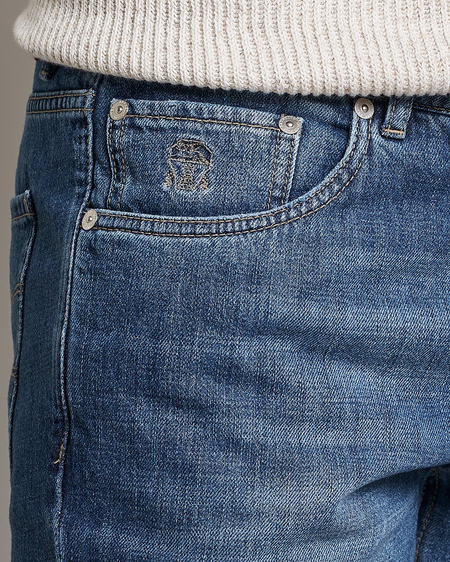 Heren | Jeans | Brunello Cucinelli | Slim Fit Jeans Dark Wash