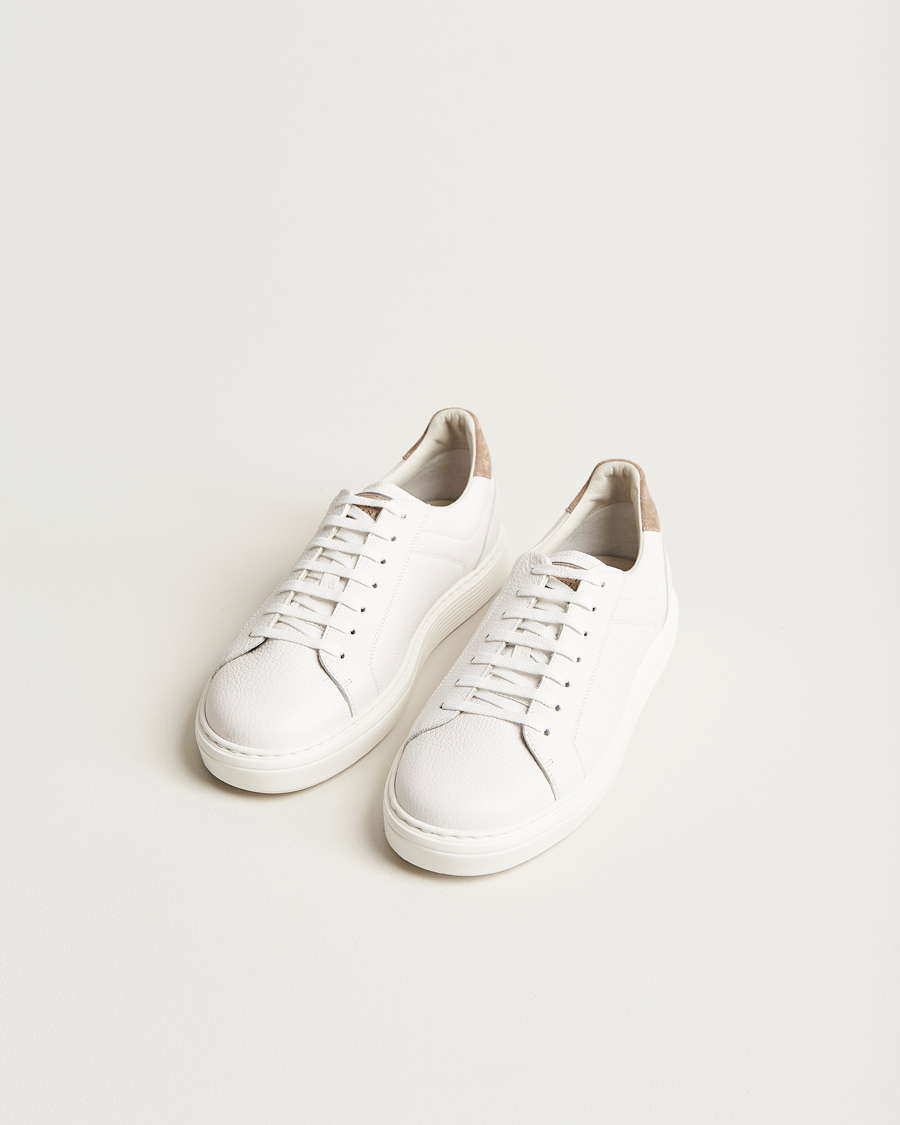 Heren |  | Brunello Cucinelli | Classic Sneaker White Calf