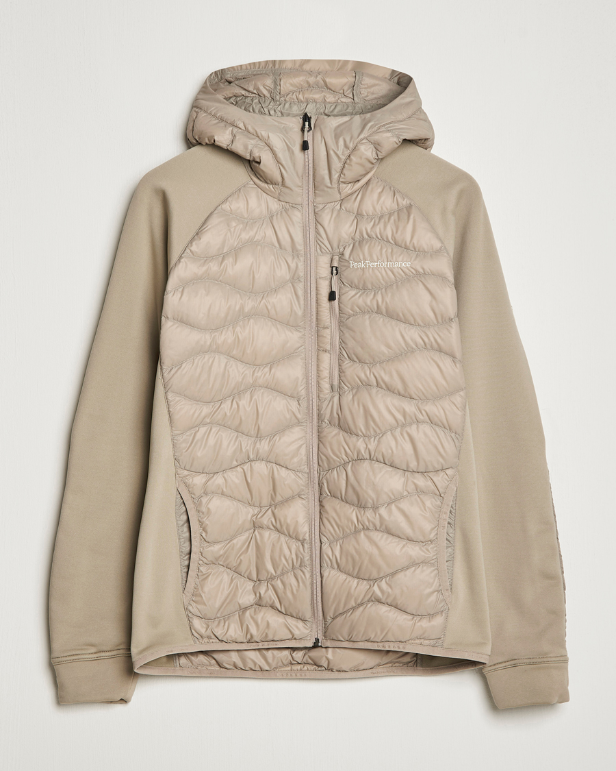 Heren | Jassen | Peak Performance | Helium Hooded Hybrid Avid Beige