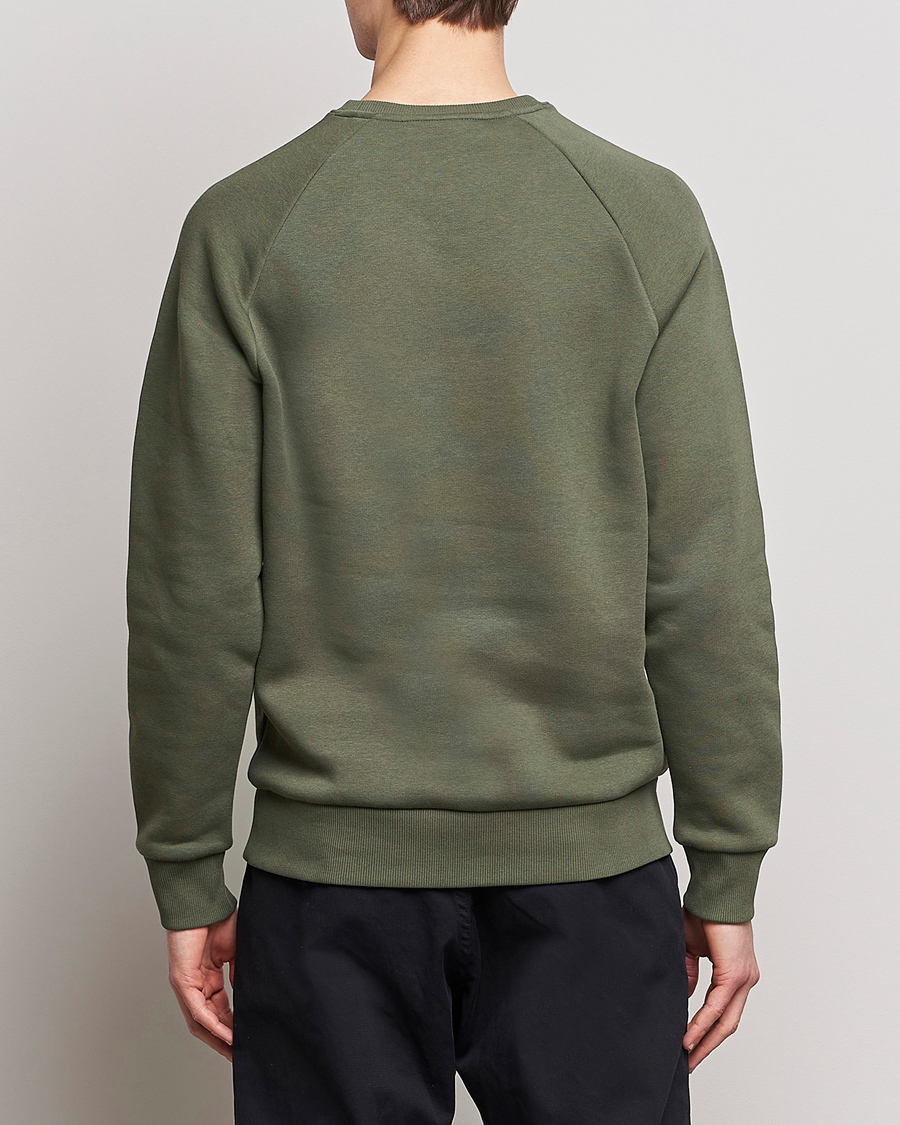 Heren | Truien | Peak Performance | Original Small Logo Crew Neck Sweatshirt Pine Needle