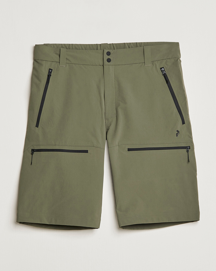 Heren | Korte broek | Peak Performance | Stretch Drawstring Tech Shorts Pine Needle