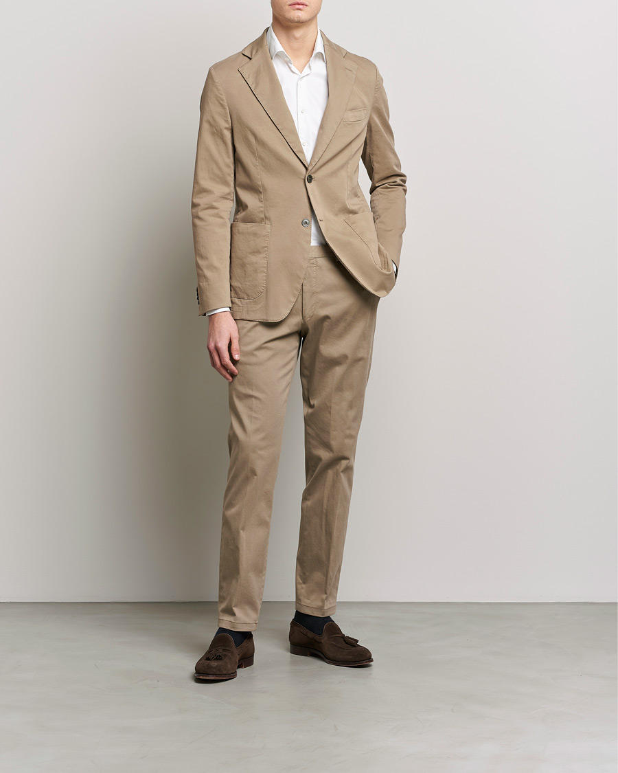 Heren | Blazers | Oscar Jacobson | Egel Cotton Blazer Beige