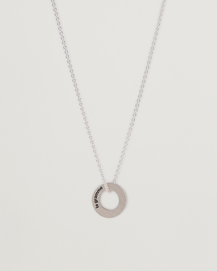 Heren | LE GRAMME | LE GRAMME | Circle Necklace Le 1.1 Sterling Silver