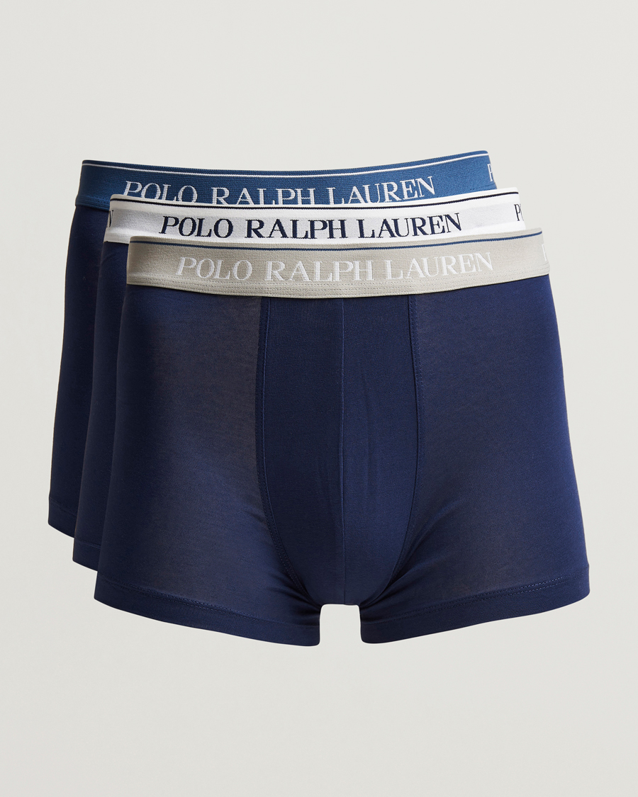 Heren | Ondergoed | Polo Ralph Lauren | 3-Pack Trunk Navy