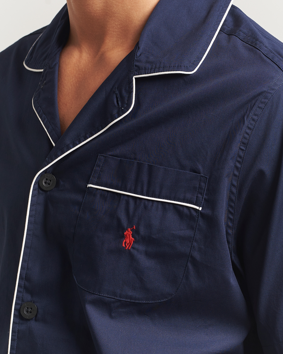 Heren | Pyjama's en gewaden | Polo Ralph Lauren | Cotton Short Pyjama Set Solid Navy