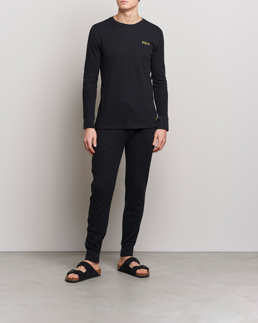 Heren | Broeken | Polo Ralph Lauren | Waffle Sweatpants Black