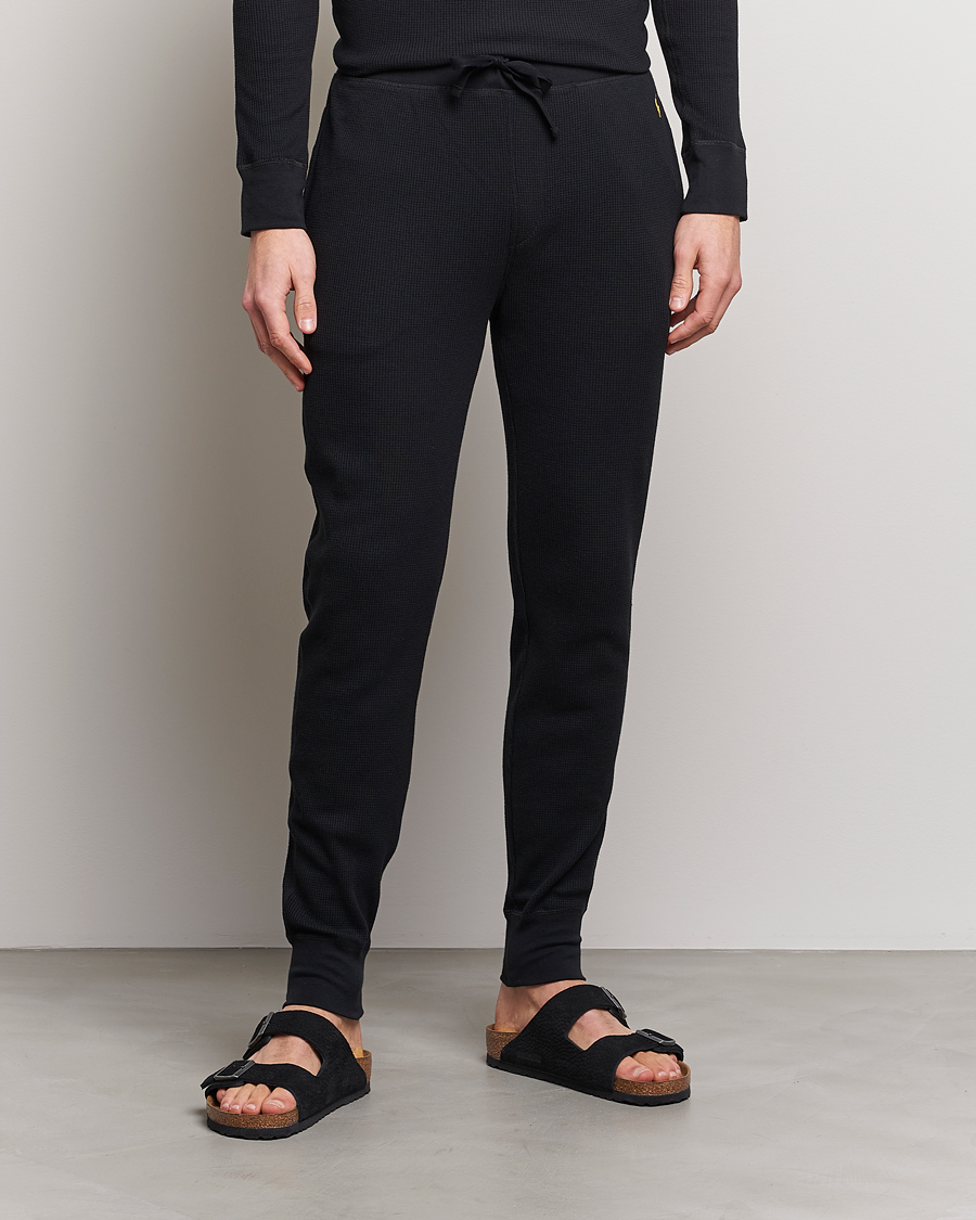 Heren | Broeken | Polo Ralph Lauren | Waffle Sweatpants Black