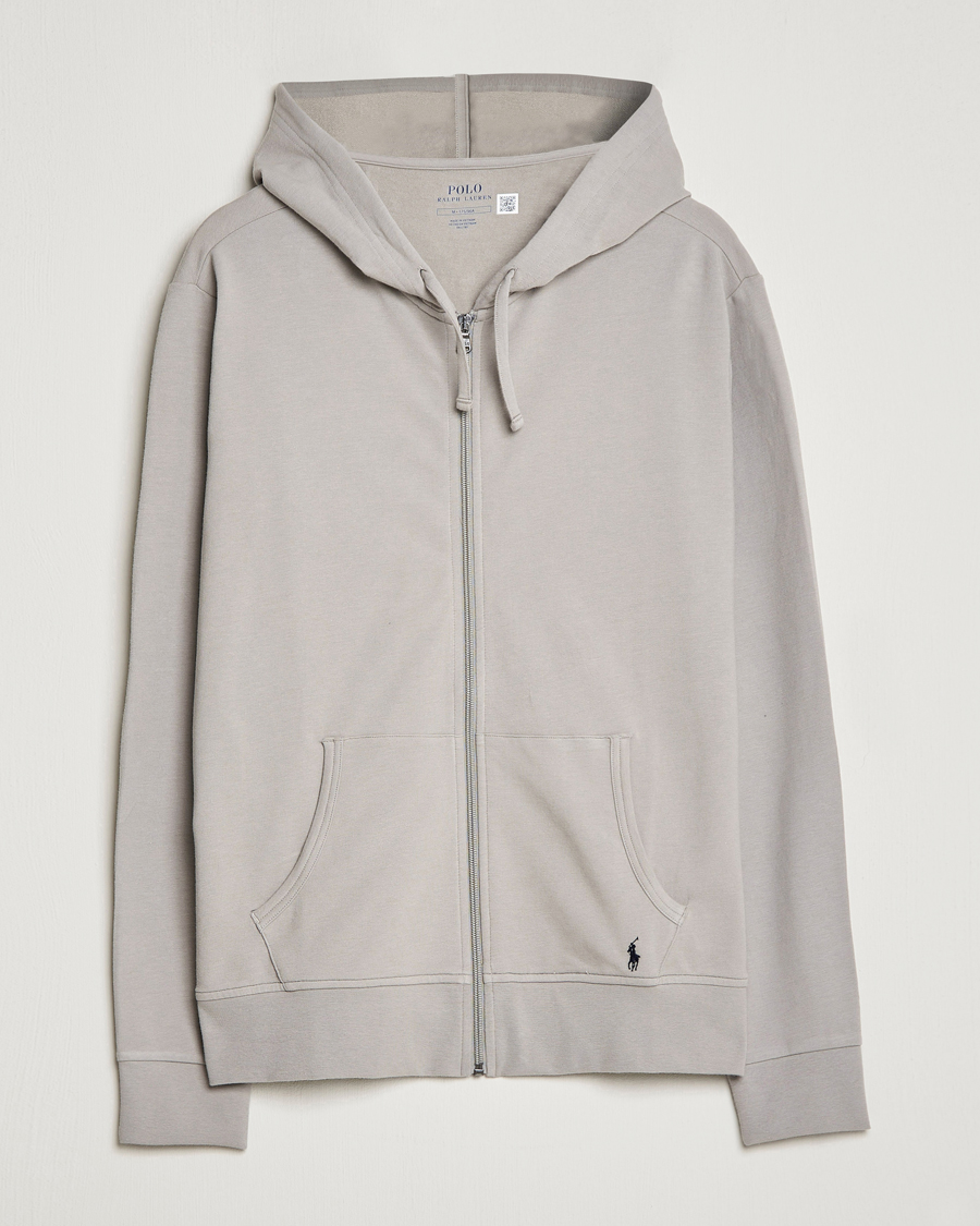 Heren | Truien | Polo Ralph Lauren | Cotton Jersey Long Sleeve Hoodie Grey Frog