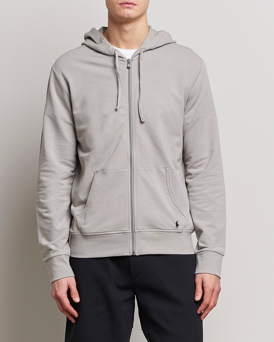 Heren | Truien | Polo Ralph Lauren | Cotton Jersey Long Sleeve Hoodie Grey Frog