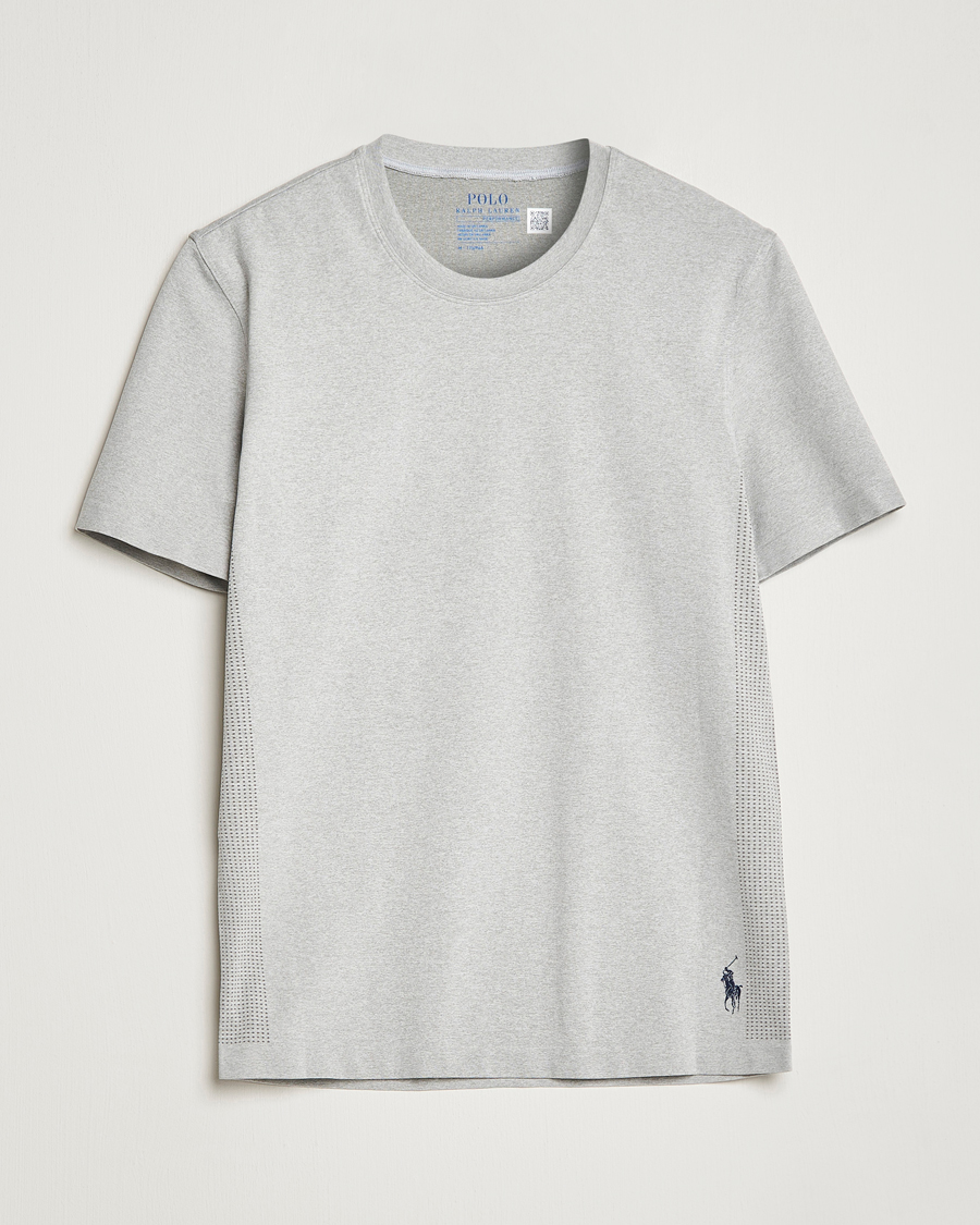 Heren | T-shirts | Polo Ralph Lauren | Active Crew Neck Tee Light Sport Heather