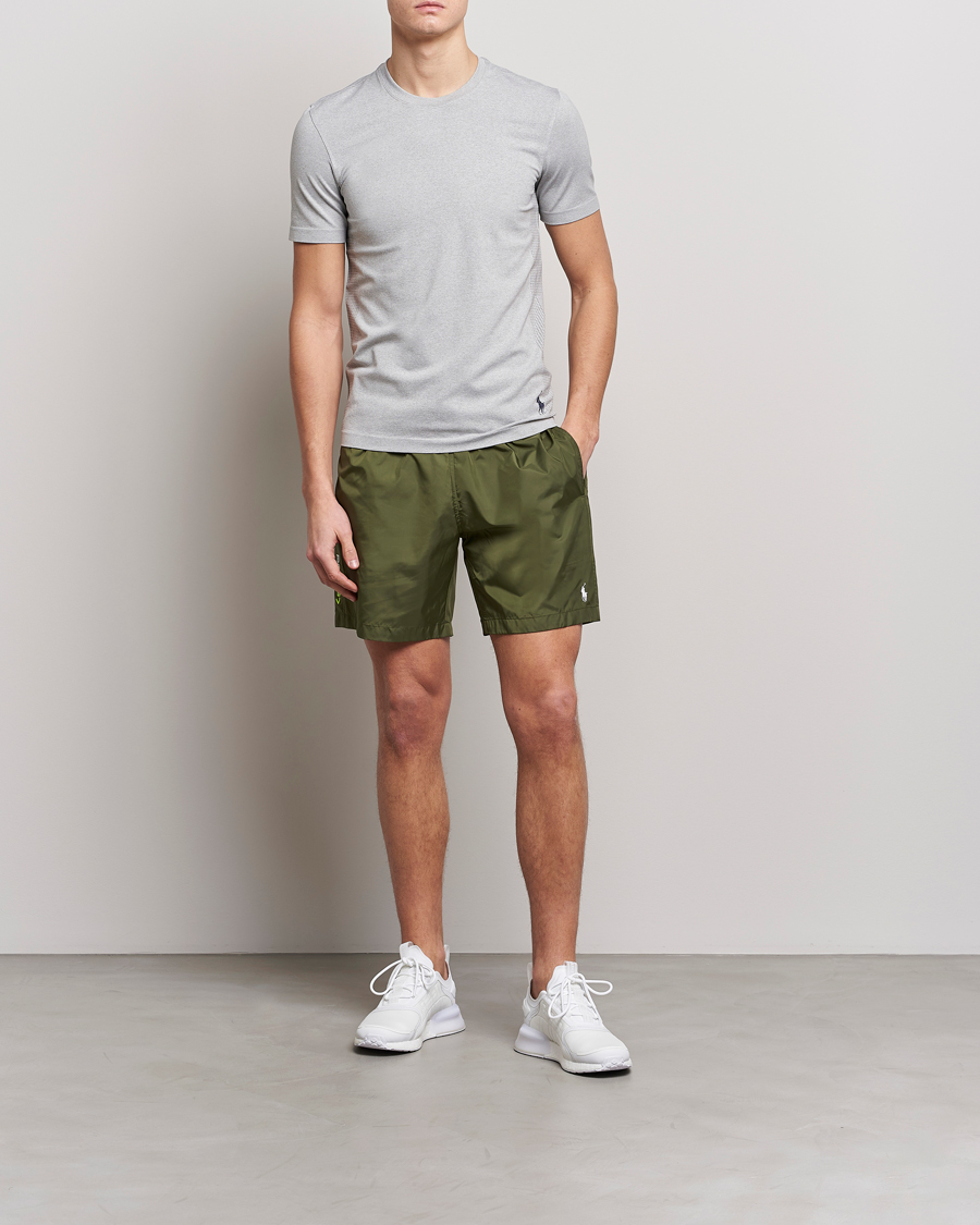 Heren | T-shirts | Polo Ralph Lauren | Active Crew Neck Tee Light Sport Heather