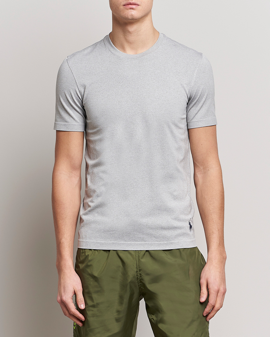 Heren | T-shirts | Polo Ralph Lauren | Active Crew Neck Tee Light Sport Heather