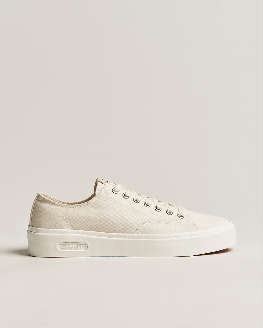 Heren | GANT Prepbro Canvas Sneaker Off White | GANT | Prepbro Canvas Sneaker Off White