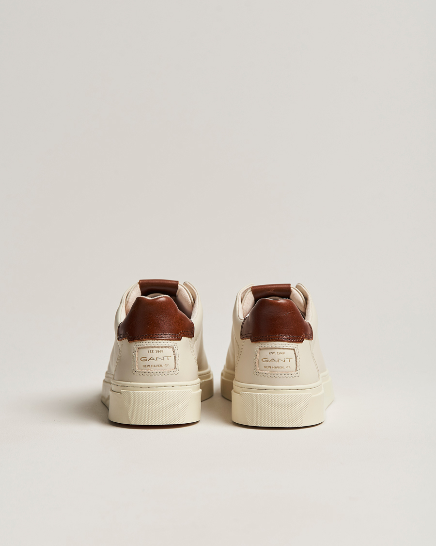 Heren | GANT Mc Julien Leather Sneaker Light Beige/Cognac | GANT | Mc Julien Leather Sneaker Light Beige/Cognac