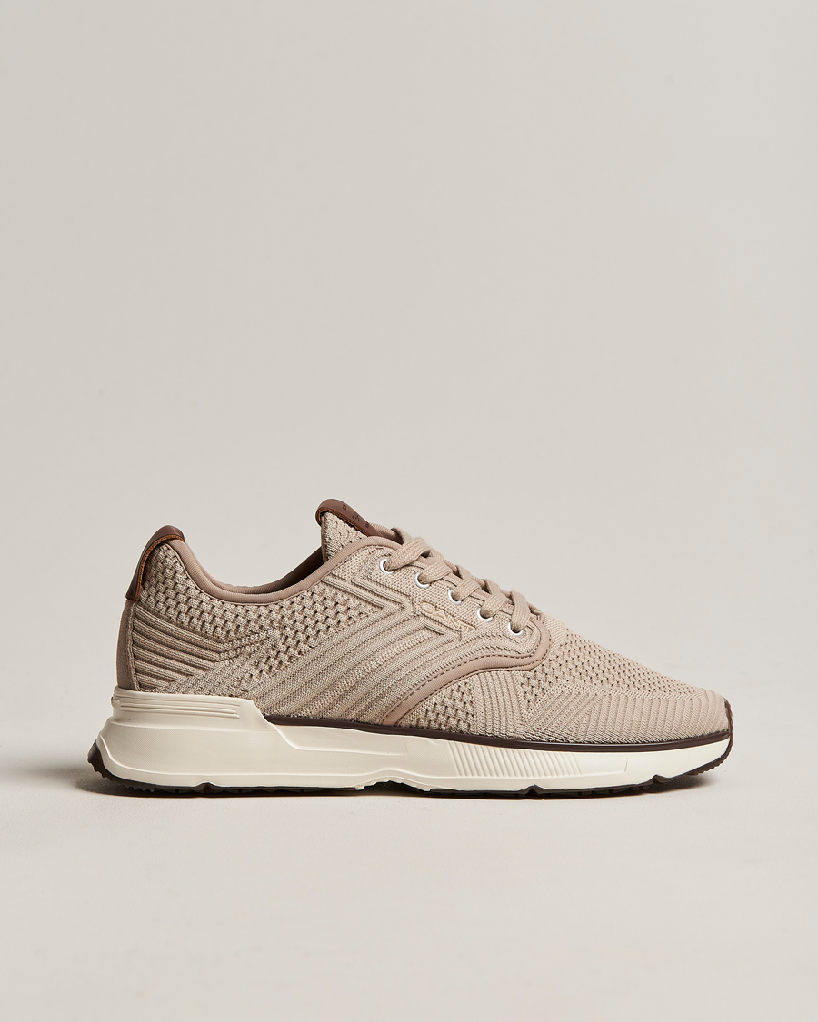 Heren | GANT Beeker Mesh Sneaker Taupe | GANT | Beeker Mesh Sneaker Taupe