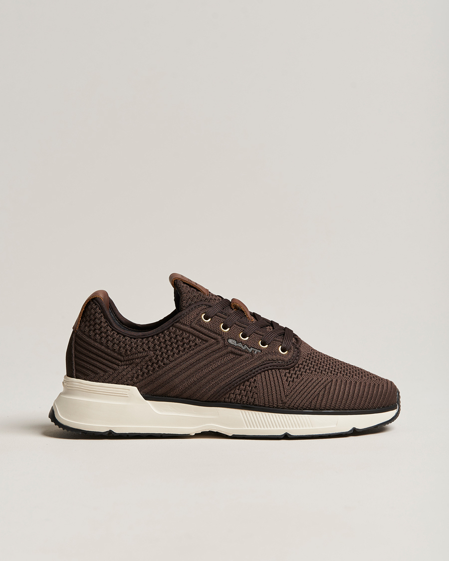 Heren | GANT Beeker Mesh Sneaker Dark Brown | GANT | Beeker Mesh Sneaker Dark Brown