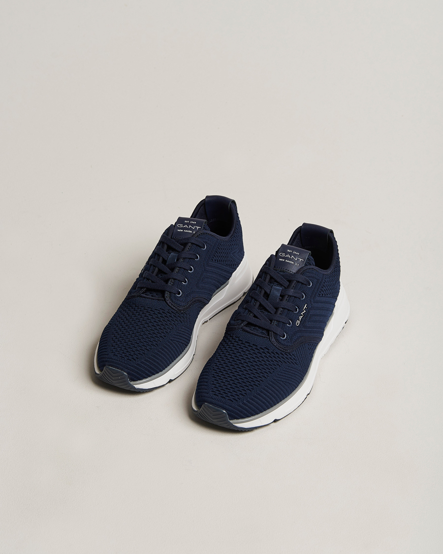 Heren | GANT Beeker Mesh Sneaker Marine | GANT | Beeker Mesh Sneaker Marine