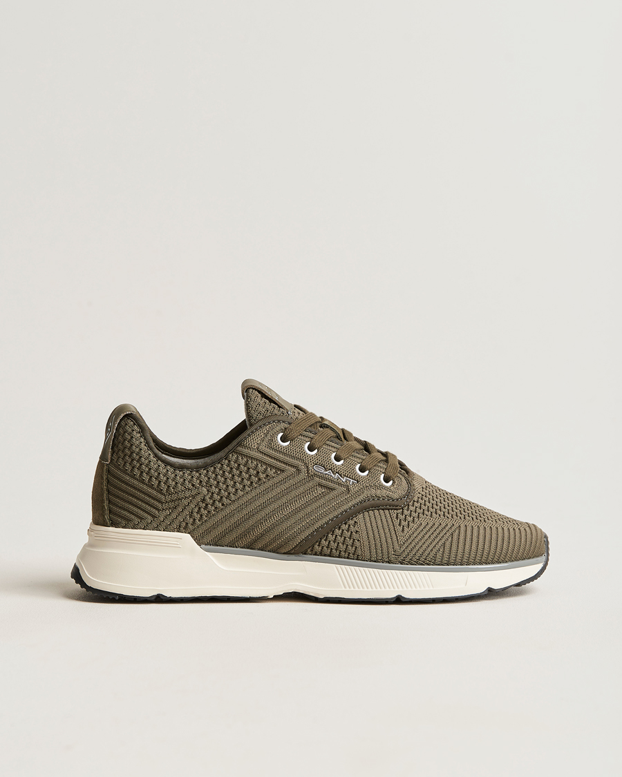 Heren | GANT Beeker Mesh Sneaker Ivy Green | GANT | Beeker Mesh Sneaker Ivy Green