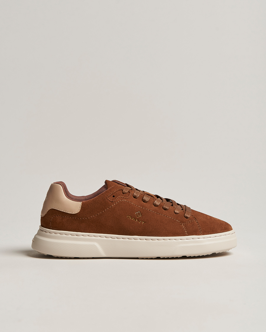Heren | GANT Joree Lightweight Suede Sneaker Cognac | GANT | Joree Lightweight Suede Sneaker Cognac