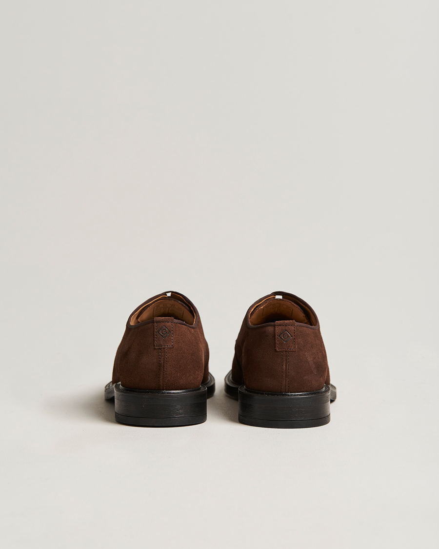 Heren | GANT St Akron Suede Derby Dark Brown | GANT | St Akron Suede Derby Dark Brown