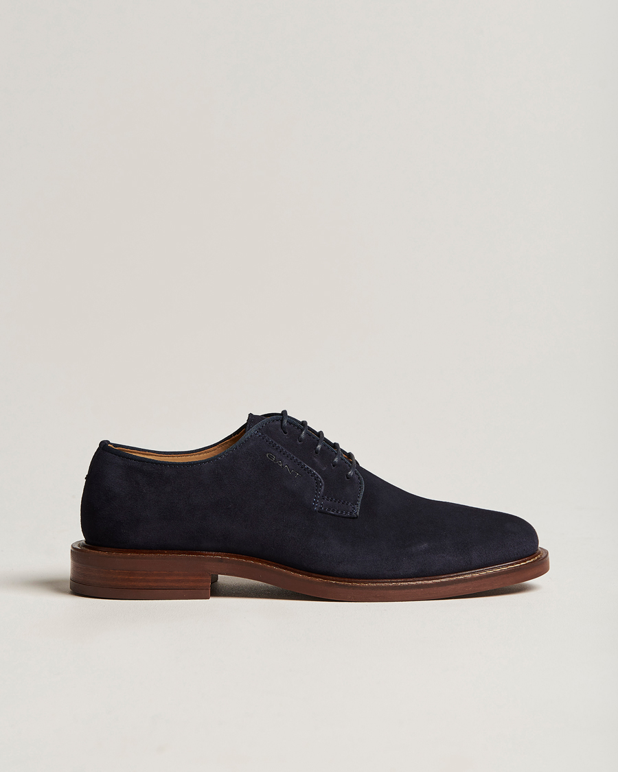 Heren | GANT St Akron Suede Derby Marine | GANT | St Akron Suede Derby Marine