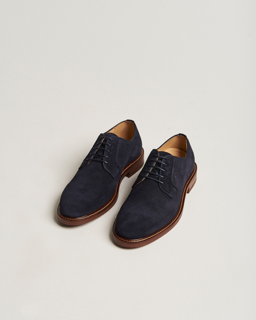 Heren | GANT St Akron Suede Derby Marine | GANT | St Akron Suede Derby Marine