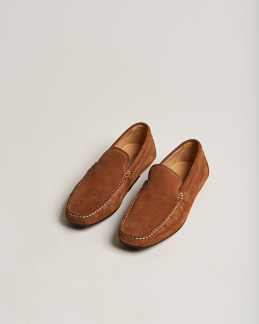 Heren | GANT Mc Bay Suede Car Shoe Cognac | GANT | Mc Bay Suede Car Shoe Cognac
