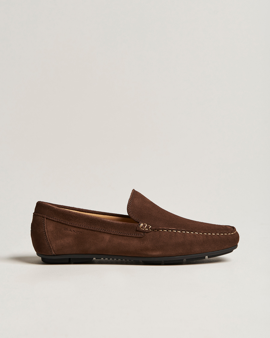 Heren | GANT Mc Bay Suede Car Shoe Dark Brown | GANT | Mc Bay Suede Car Shoe Dark Brown