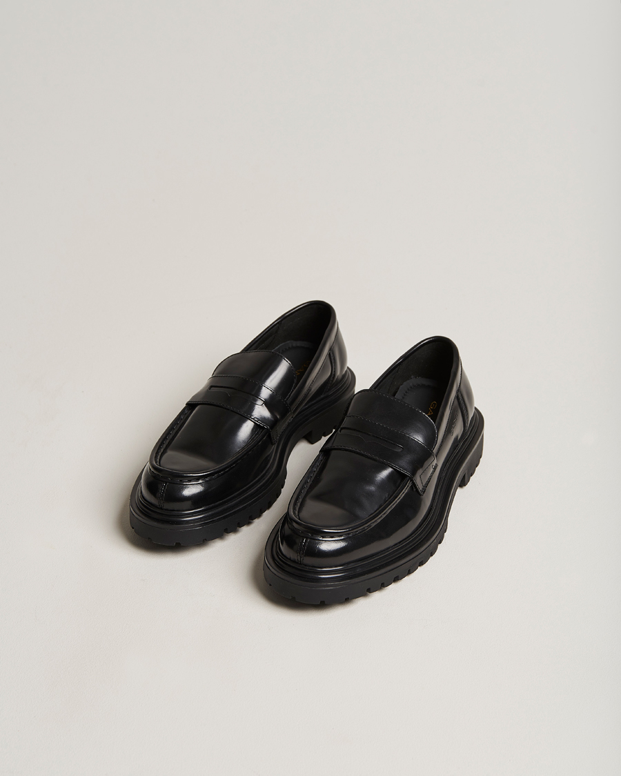 Heren | GANT Jackmote Leather Loafer Black | GANT | Jackmote Leather Loafer Black