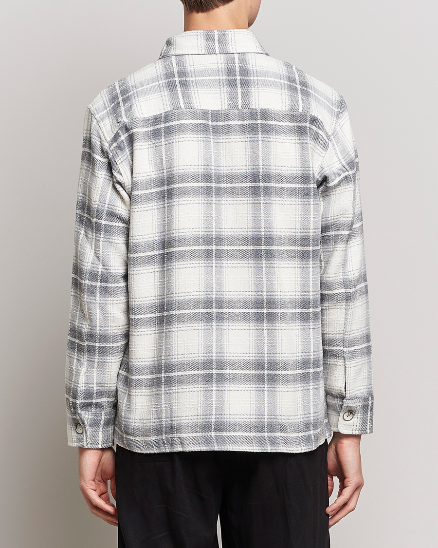 Heren | Overhemden | NN07 | Soren Cotton Checked Overhisrt Grey/White