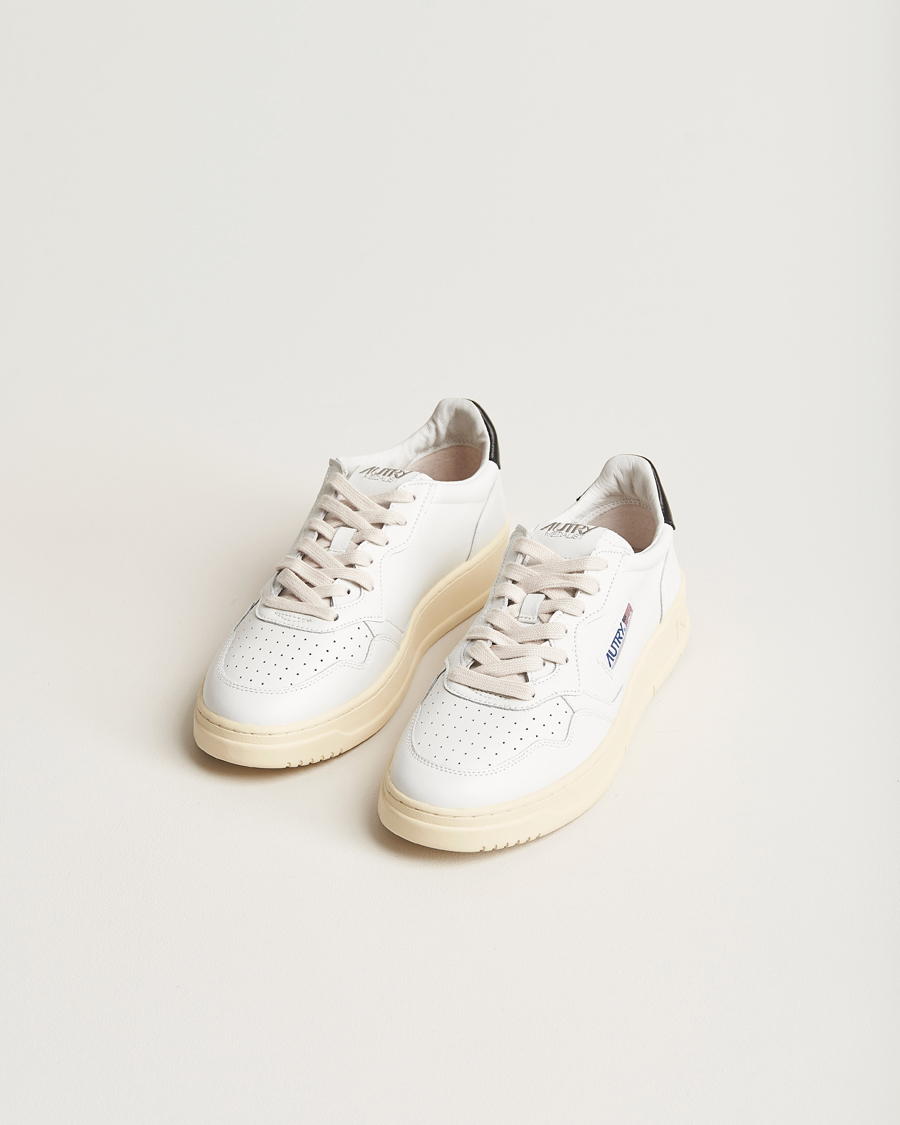 Heren | Autry | Autry | Medalist Low Sneaker White/Black