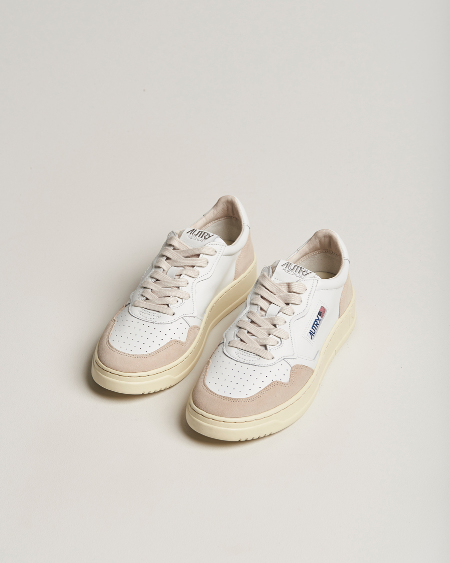 Heren |  | Autry | Medalist Low Leather/Suede Sneaker White