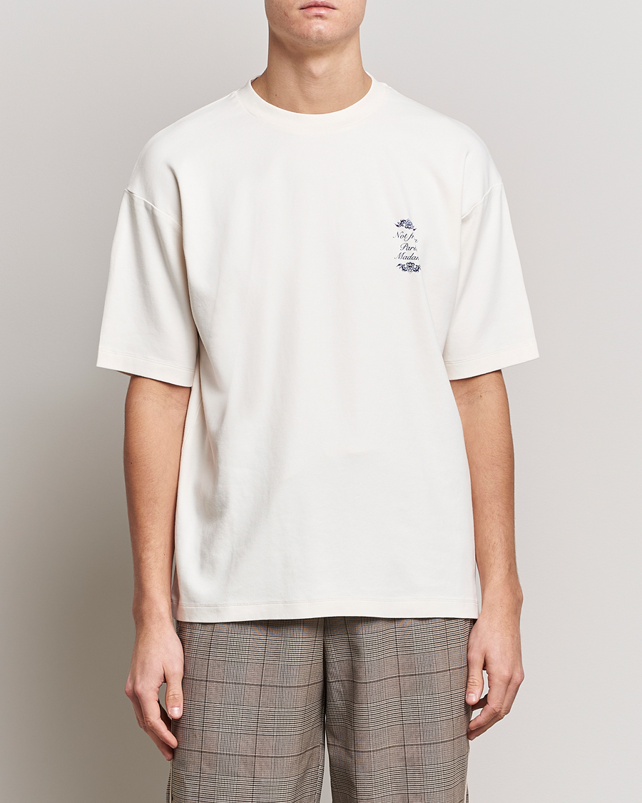 Heren | T-shirts | Drôle de Monsieur | Ornaments T-Shirt Off White