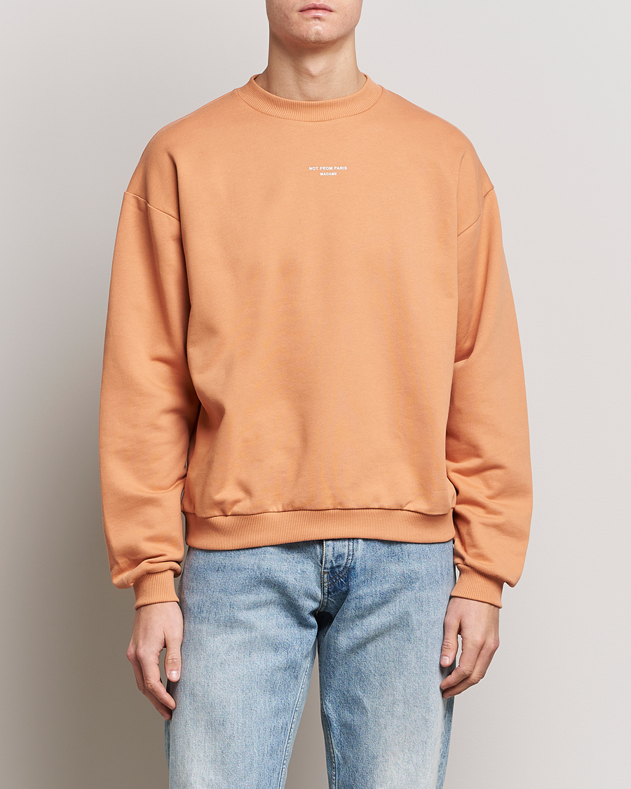 Heren | Truien | Drôle de Monsieur | Classic NFPM Sweatshirt Peach